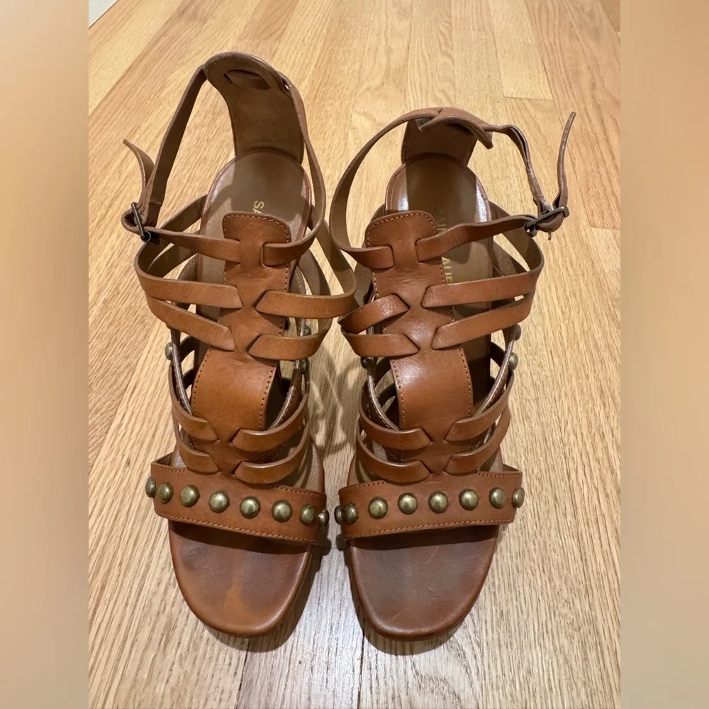 Yves Saint Laurent studded caged-front sandal - Size 39 - Picture 3 of 6